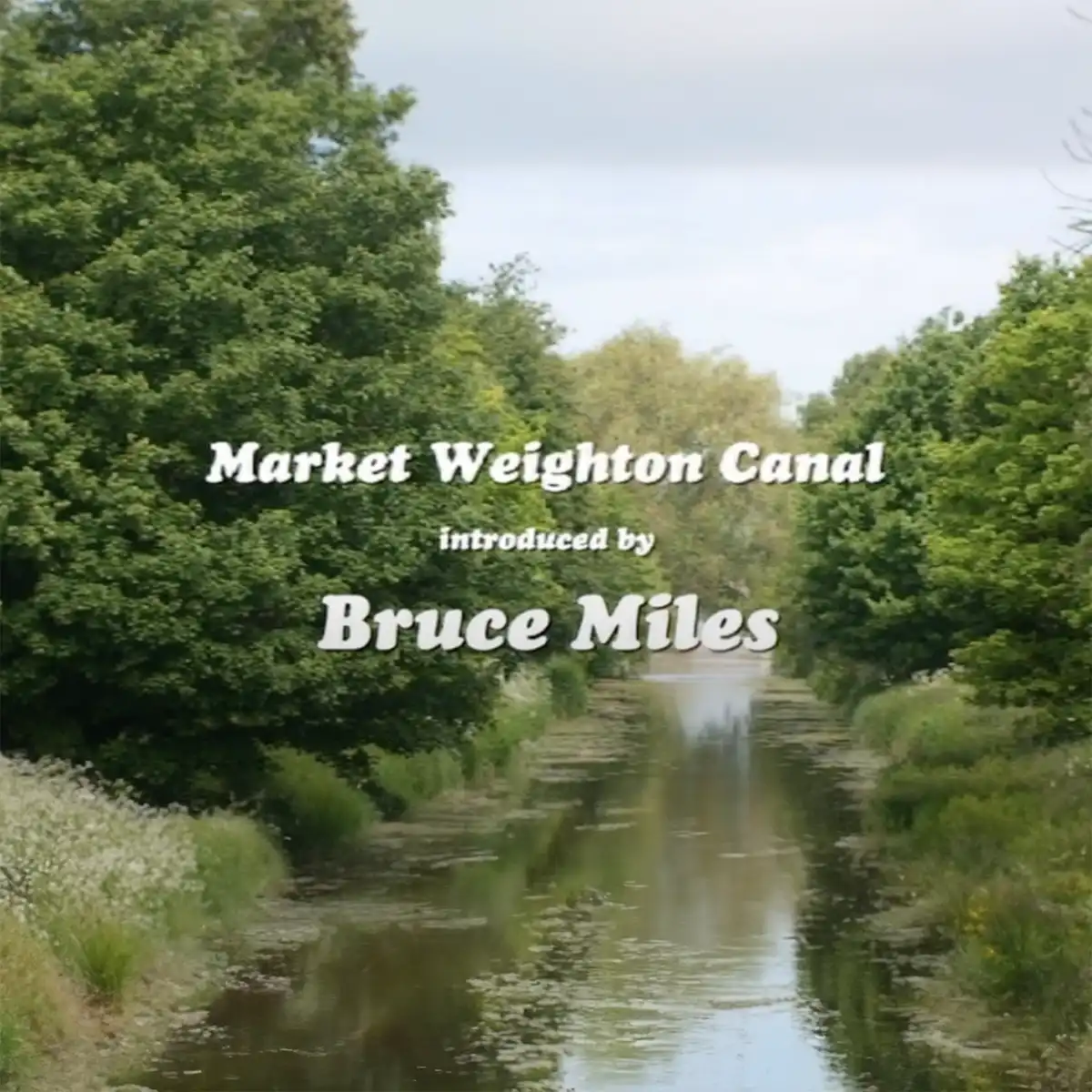 Screen grab from The Bruce Miles movie about the history of the Market Weighton Canal, in a square format.